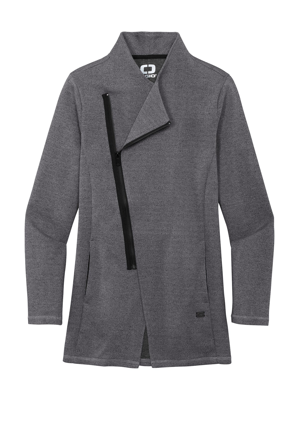 OGIO - BLACKTOP HEATHER - WOMENS FULL ZIP JACKET