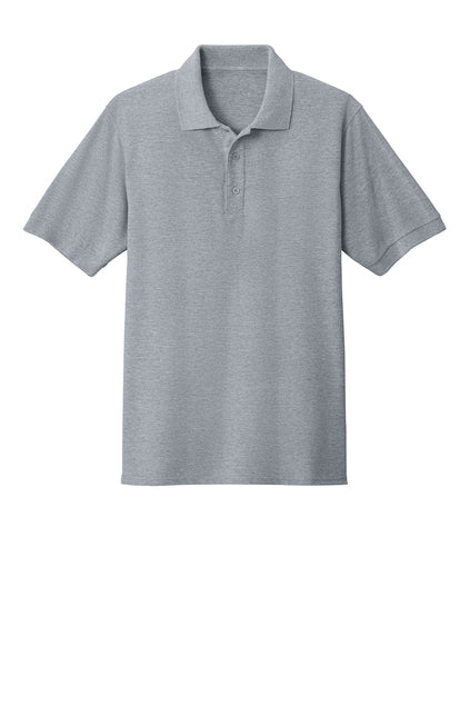 PORT & CO - CORE BLEND ATHLETIC HEATHER POLO