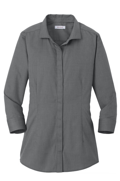 RED HOUSE - BLACK - WOMENS 3/4 SLEEVE NON-IRON SHIRT *