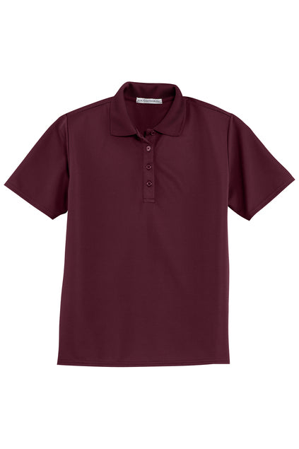 PORT AUTHOURITY- WOMENS MAROON POLO *