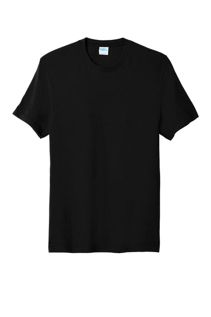PORT & CO FAN FAVORITE BLEND- BLACK TEE