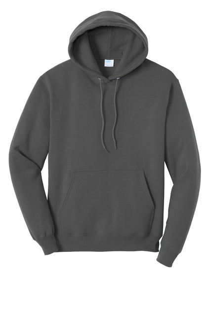 PORT & CO - CORE FLEECE -COAL GREY HOODIE