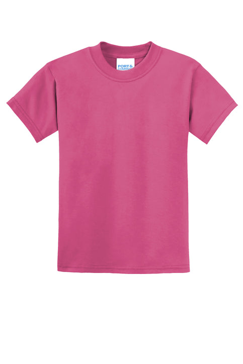 PORT & CO - SANGRIA TEE SHIRT YOUTH