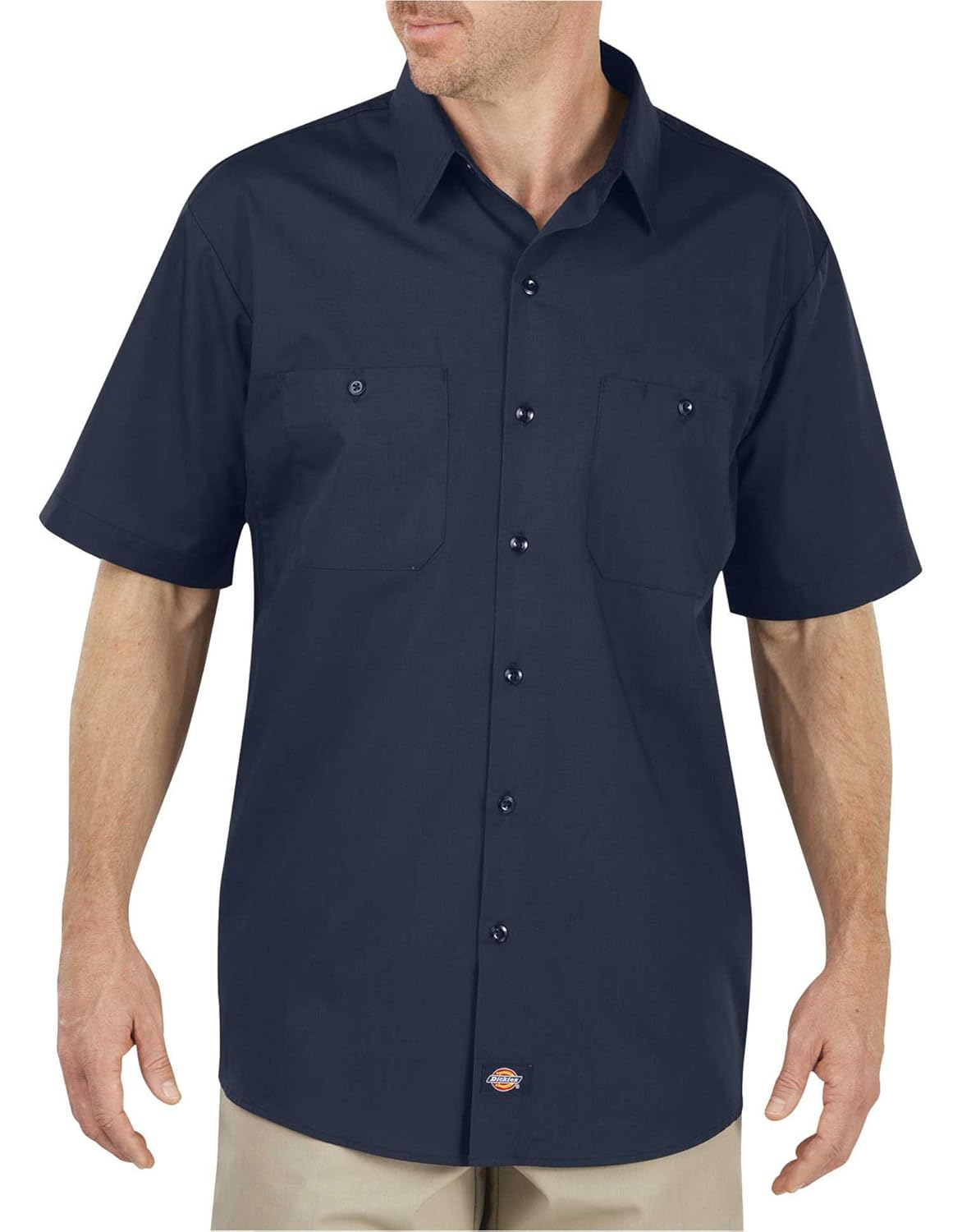 DICKIES- DARK NAVY SHORT SLEEVE UNIFORM SHIRT