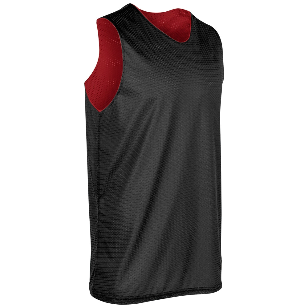 CHAMPRO - RED/BLACK REVERSIBLE YOUTH JERSEY