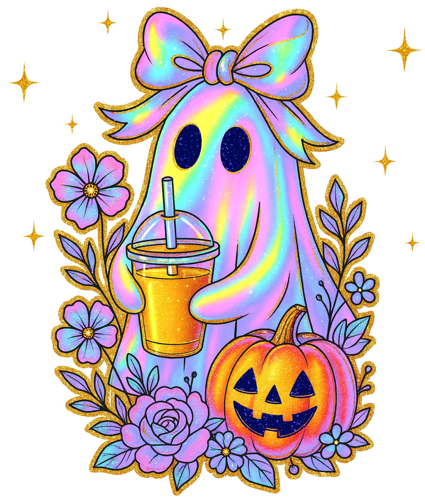 BOO - PUMPKIN AND COFFEE