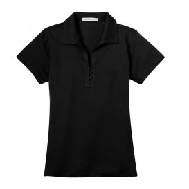 PORT AUTHORITY -WOMENS BLACK POLO