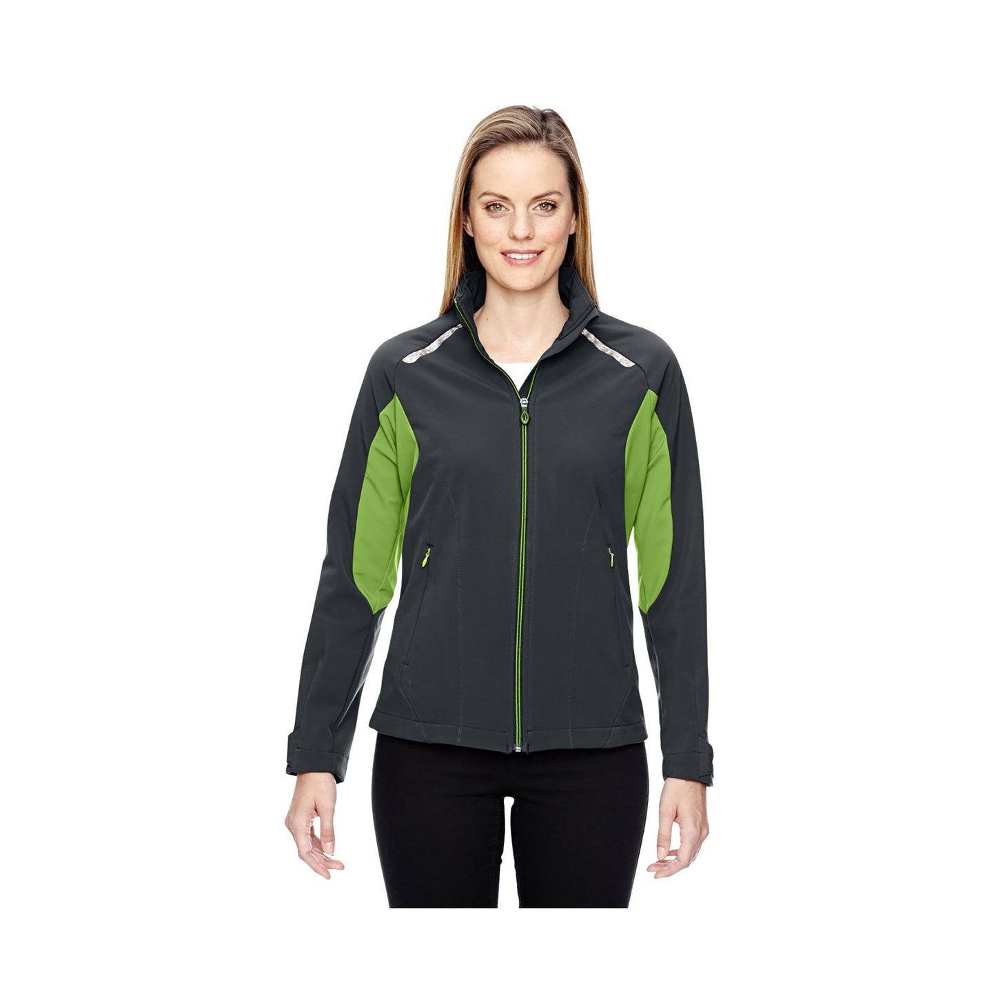 NORTHEND SPORT - CARBON/ACD GRN - WOMENS JACKET *