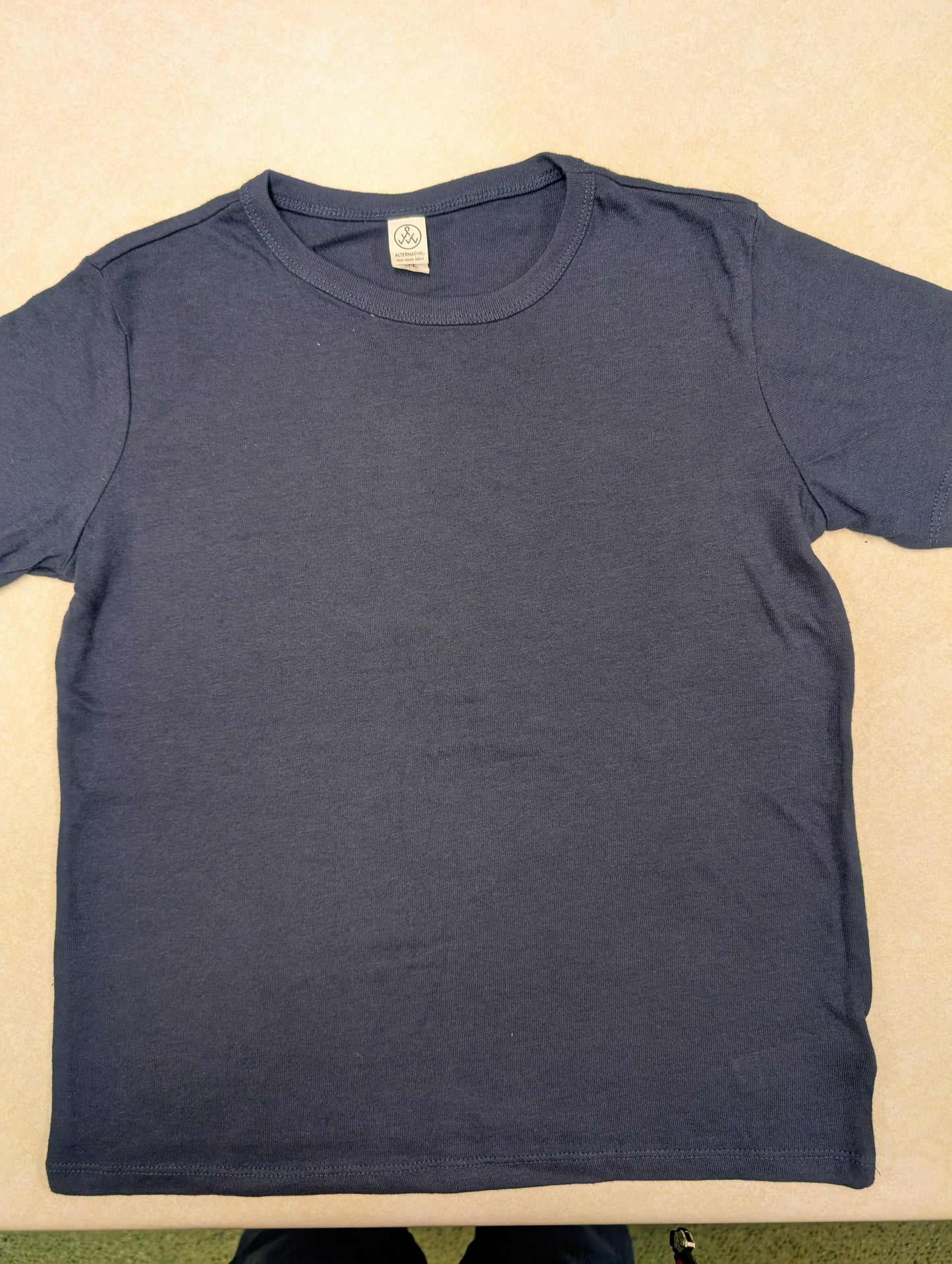 ALTERNATIVE- JERSEY TO GO NAVY BLUE TSHIRT YOUTH