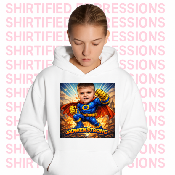 #OWENSTRONG FUNDRAISER ADULT HOODIE