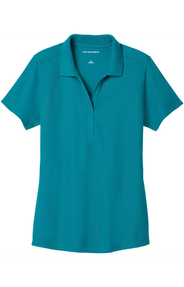 PORT AUTHORITY - TEAL LADIES POLO