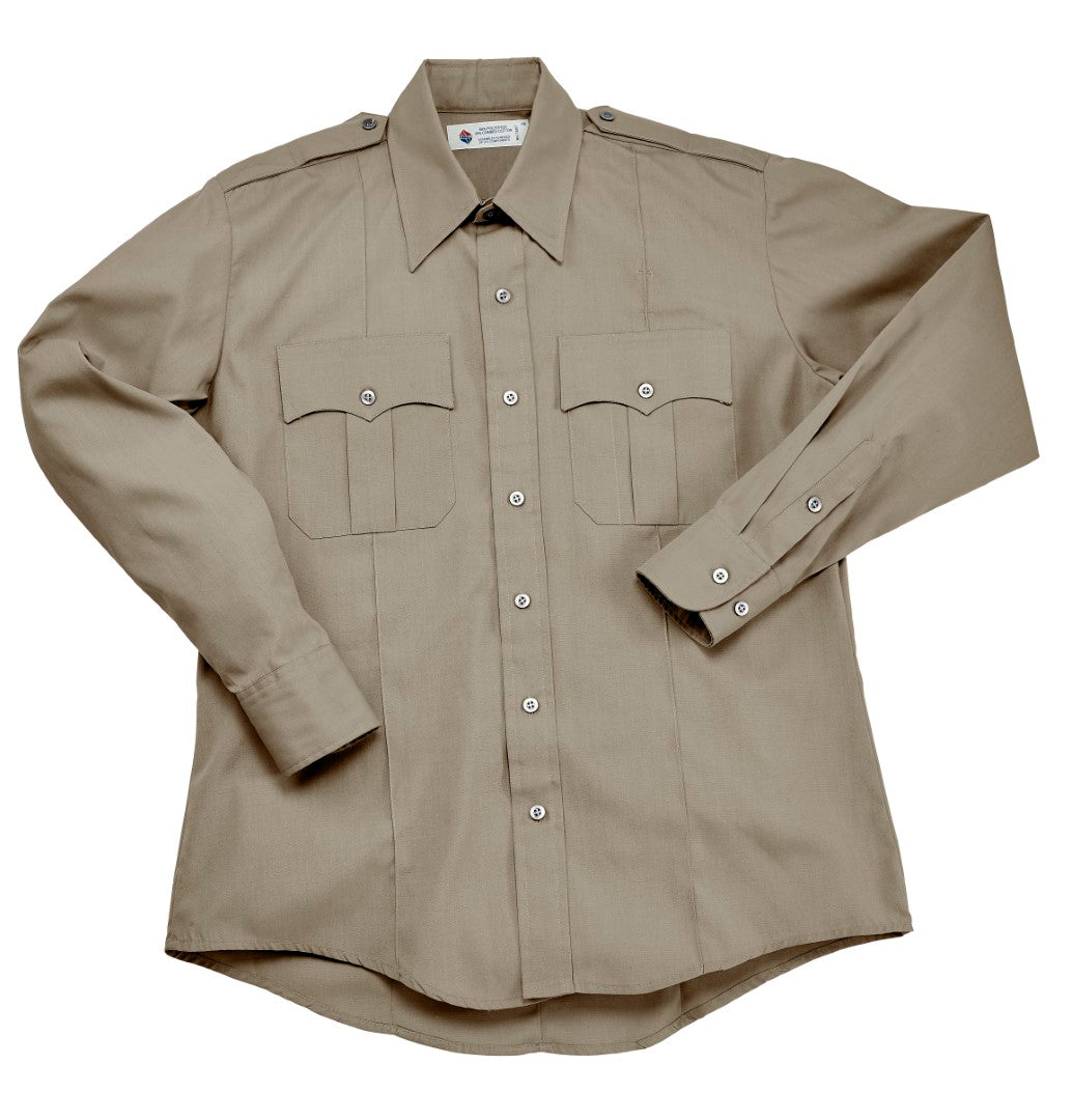 LIBERTY - TAN LONG SLEEVE POLICE SHIRT