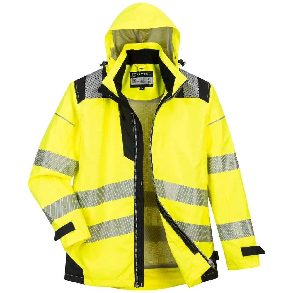 PORTWEST - YELLOW HI-VIS 3 IN 1 JACKET