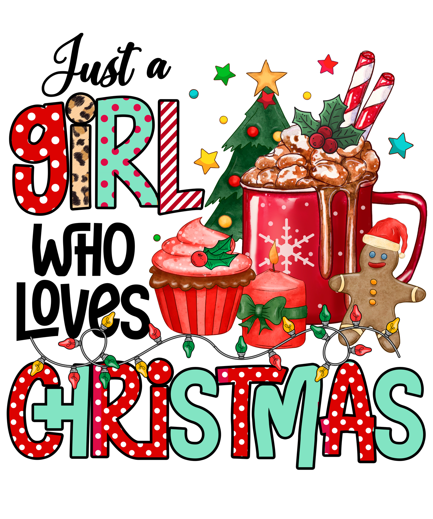GIRL LOVES CHRISTMAS