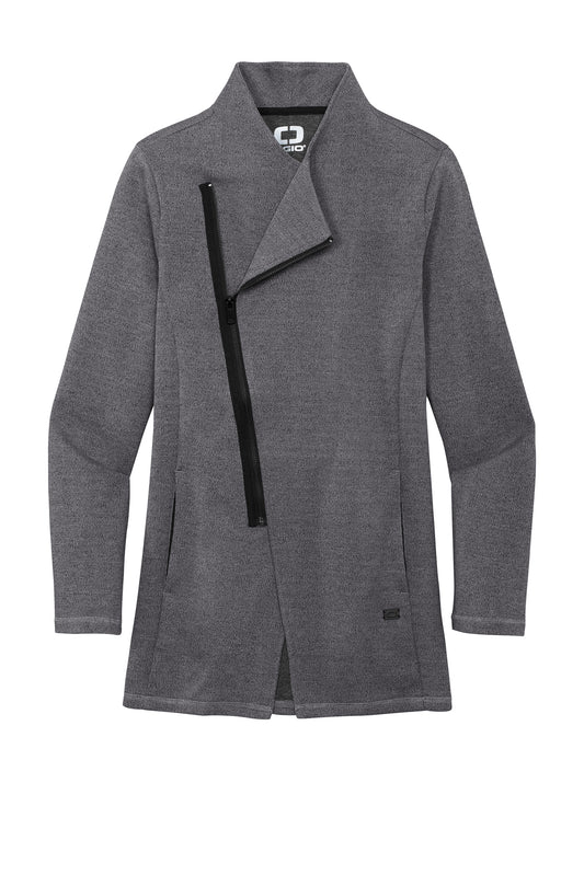 OGIO - BLACKTOP HEATHER - WOMENS FULL ZIP JACKET