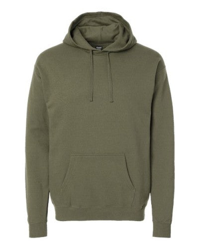 HANES - ECOSMART- FATIGUE GREEN HOODIE