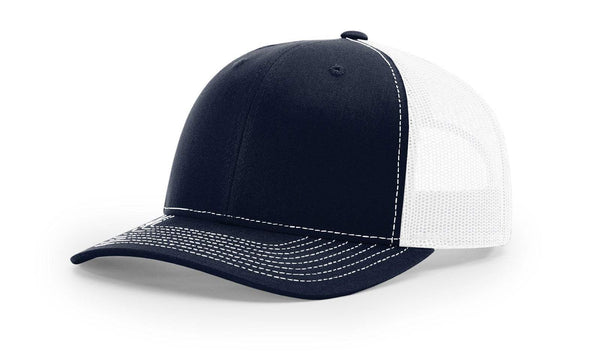 RICHARDSON - 112 - NAVY AND WHITE MESH