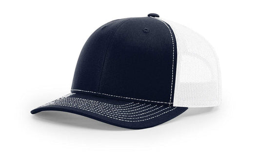 RICHARDSON - 112 - NAVY AND WHITE MESH