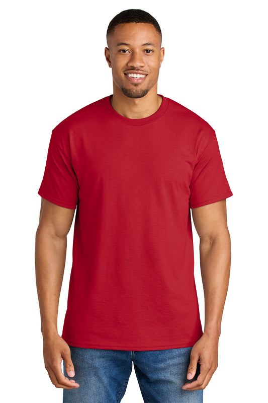 GILDAN- DRYBLEND-50/50 RED T-SHIRT