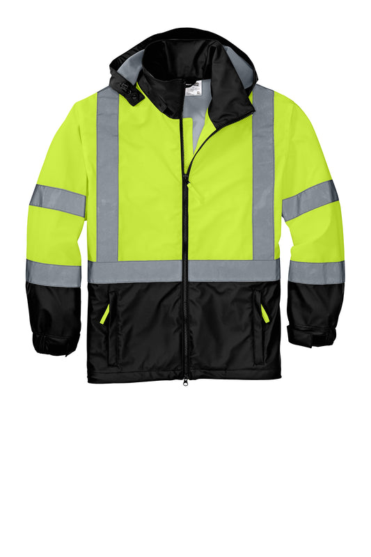 CORNER STONE - SAFETY YELLOW/BLACK WINDBREAKER