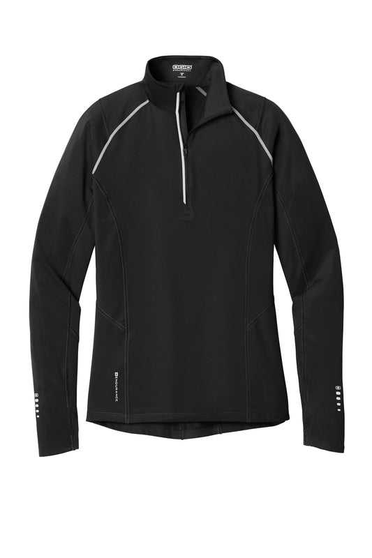 OGIO - BLACKTOP - WOMENS NEXUS 1/4 ZIP PULLOVER