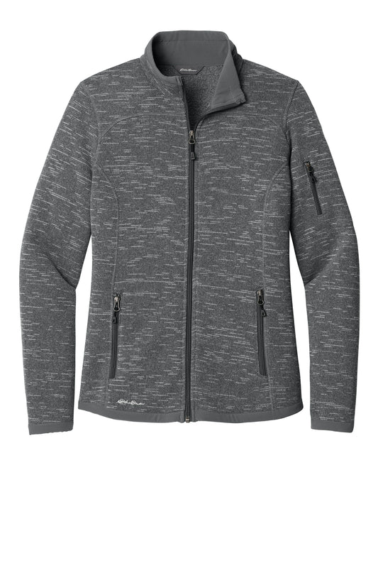 EDDIE BAUER - DARK GREY HEATHER - WOMENS FLEECE FULL ZIP