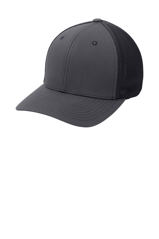PORT AUTHORITY - GRAPHITE/GRAPHITE MESH HAT