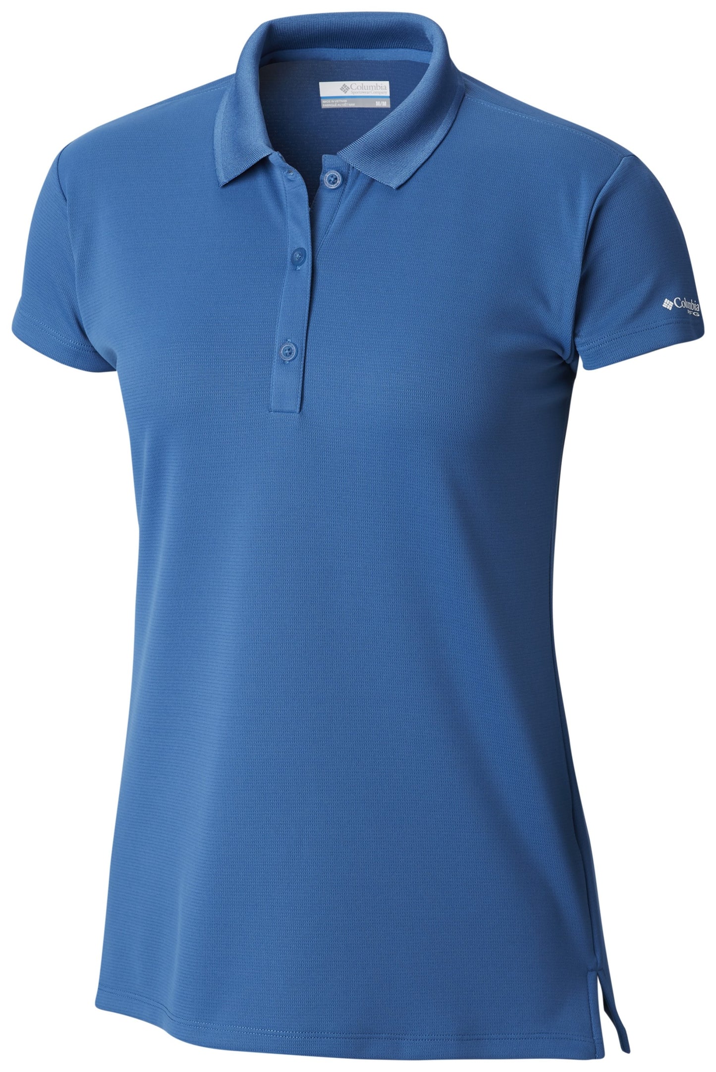 COLUMBIA -WOMEN'S POLO - LIGHT BLUE