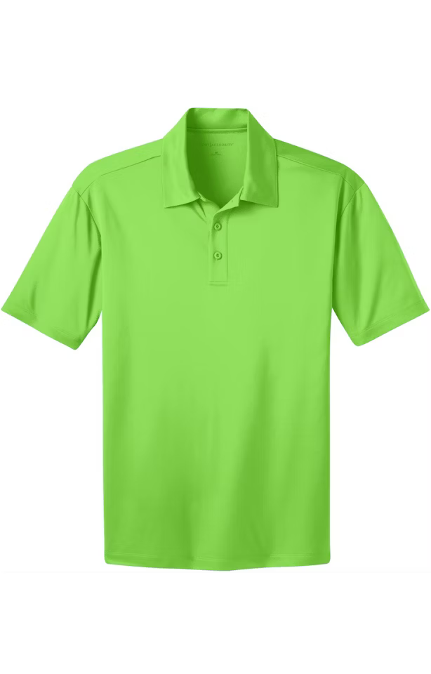 PORT AUTHORITY - LIME SILK TOUCH POLO