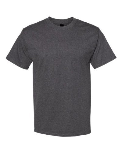 HANES - BEEFY TSHIRT-CHARCOAL HEATHER