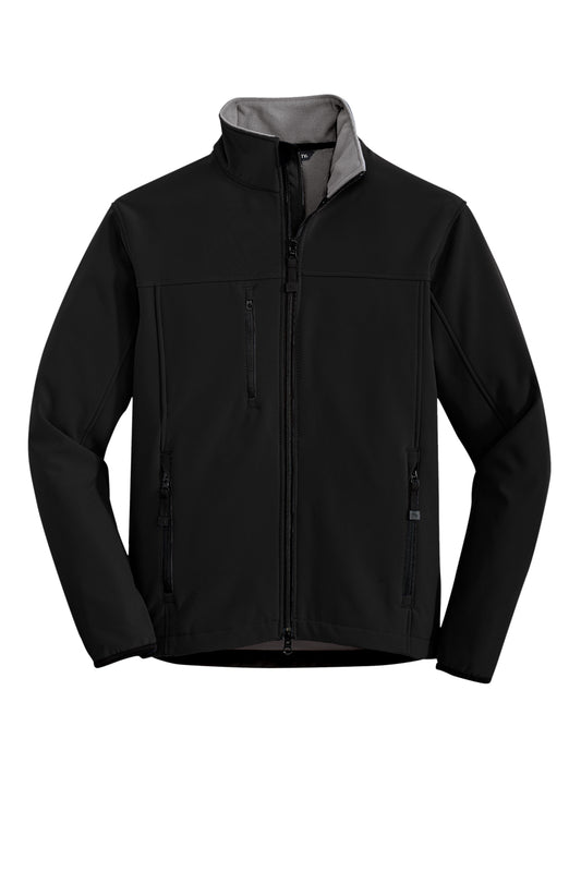 PORT AUTHORITY - BLACK/CHROME SOFT JACKET