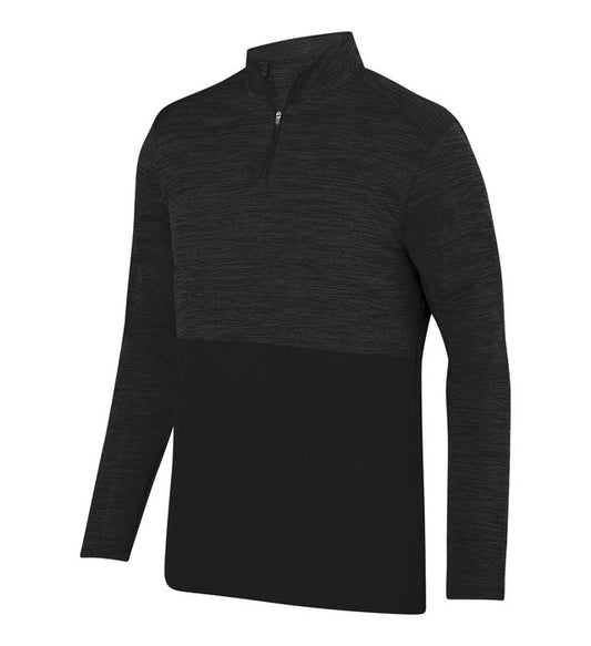 AUGUSTA SPORTSWEAR - BLACK HEATHER - 1/4 PULLOVER