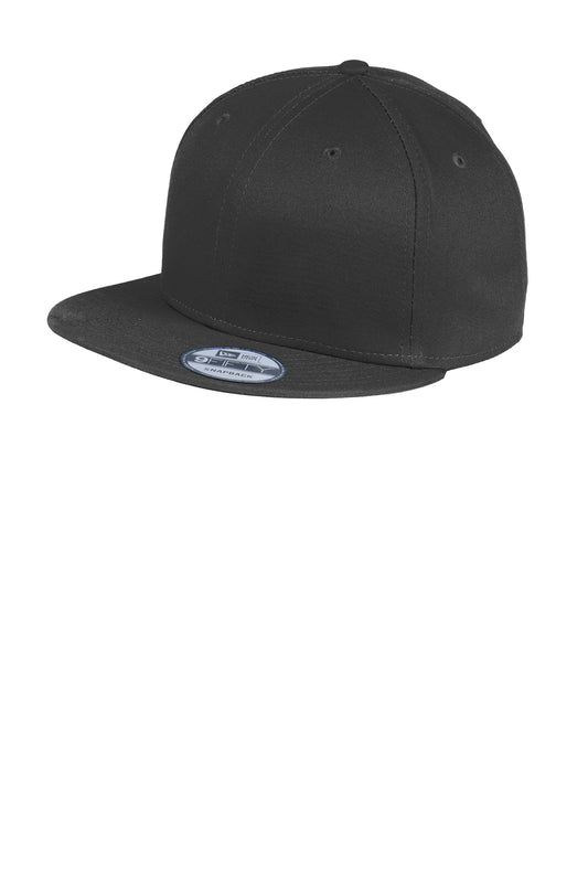 NEW ERA - BLACK - FLAT BILL