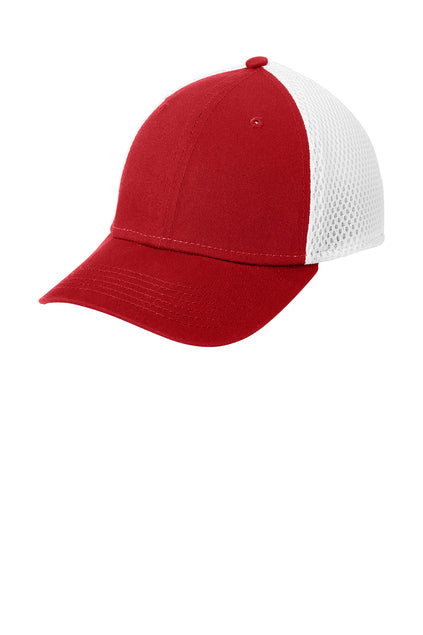 NEW ERA-SCARLET RED/WHITE MESH