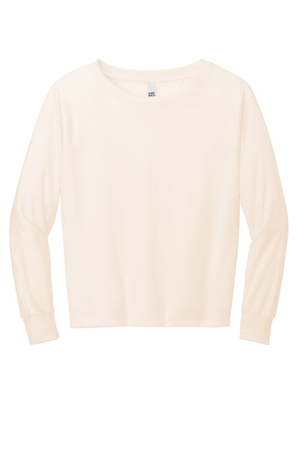 DISTRICT - GARDENIA FRENCH TERRY LONG SLEEVE CREW