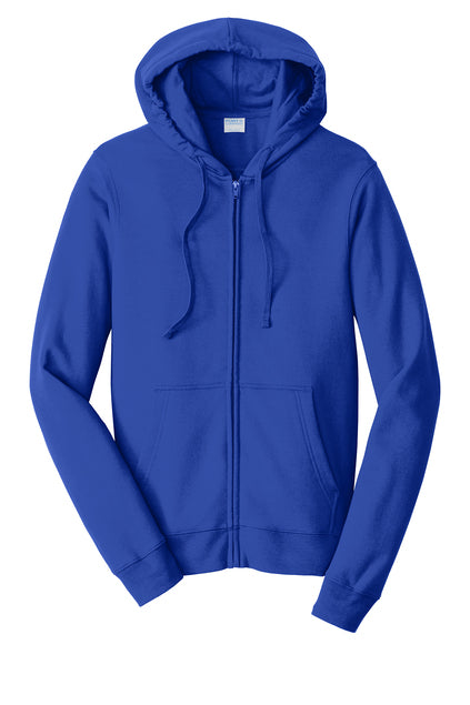 PORT & CO - TRUE ROYAL- FULL ZIP HOODIE