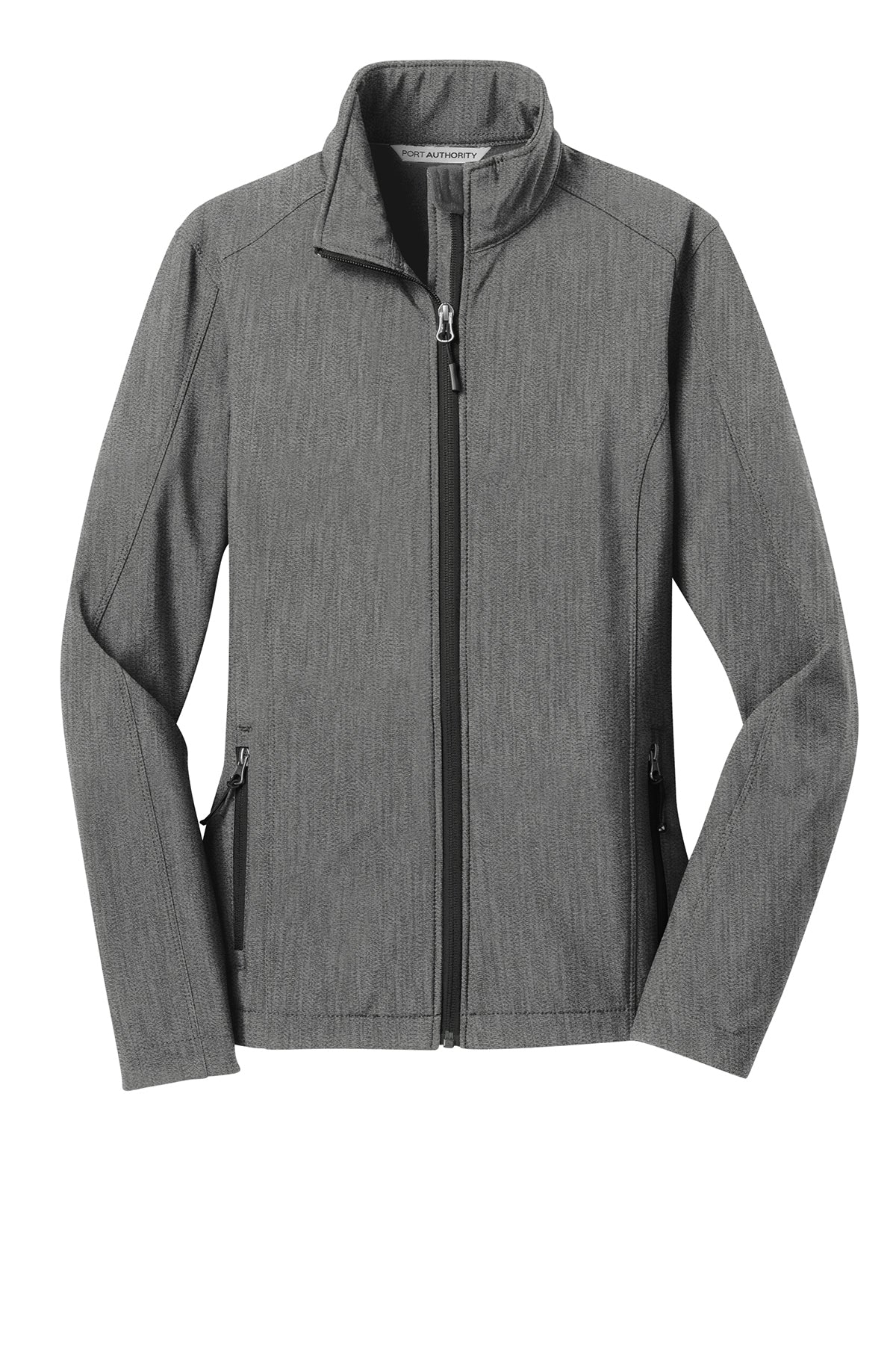 PORT AUTHORITY - PEARL GREY HEATHER - WOMENS SHELL JACKET