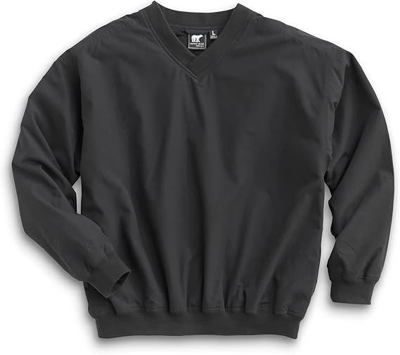 WHITE BEAR - BLACK VNECK PULLOVER