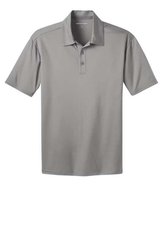 PORT AUTHORITY - GUSTY GREY SILK TOUCH POLO