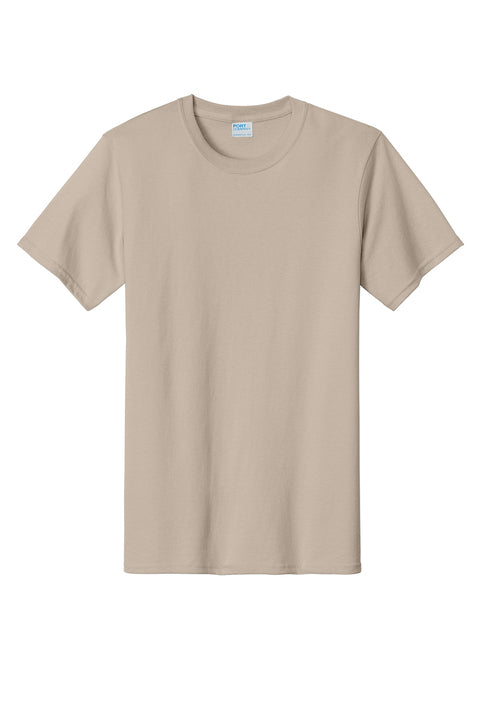 PORT & CO- LIGHT SAND ESSENTIAL TEE