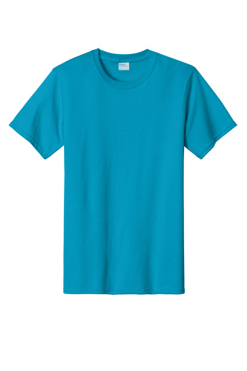 PORT & CO - TURQUOISE ESSENTIAL TSHIRT