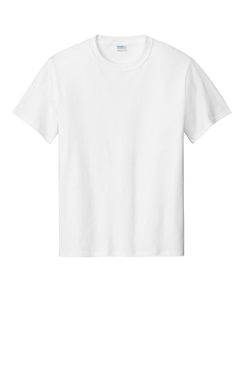 PORT & CO - WHITE ESSENTIAL TSHIRT