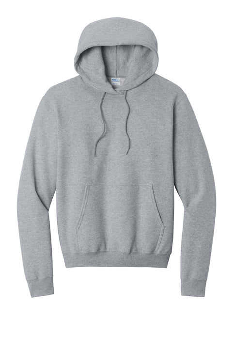 PORT & CO - ATHLETIC HEATHER CORE FLEECE PULLOVER HOODIE