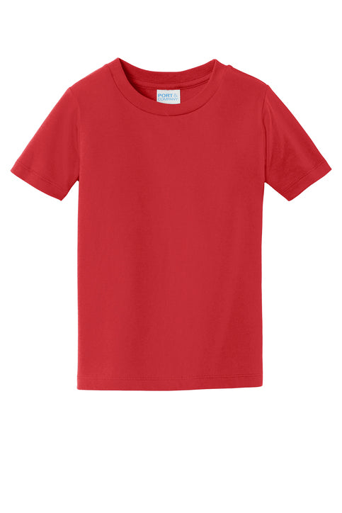 PORT & CO - BRIGHT RED TODDLER FAN FAVORITE TEE