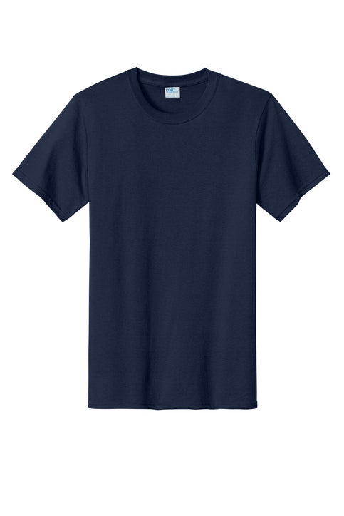 PORT & CO - NAVY ESSENTIAL TEE