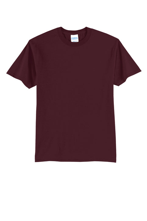 PORT & CO - ATHLETIC MAROON CORE BLEND TEE YOUTH