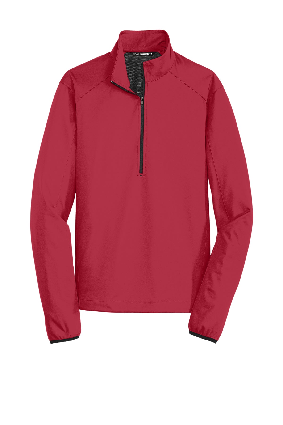PORT AUTHORITY -  RICH RED 1/2 JACKET  *