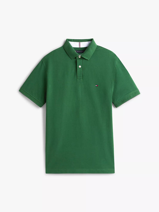 TOMMY HILFIGER- DEEP EVERGREEN POLO *