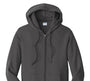 PORT & CO - CHARCOAL - FULL ZIP HOODIE