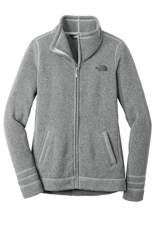 THE NORTH FACE - TNF MEDIUM GREY HEATHER - WOMENS FLEECE JACKET